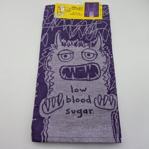 Blue Q Low Blood Sugar dish towel